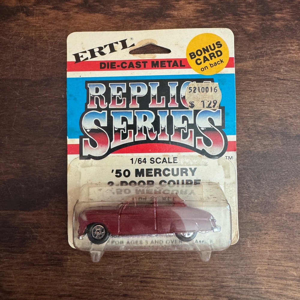 Vintage ERTL Replica Series '50 Mercury 2-Door Coupe 1/64 Scale Die-Cast Car